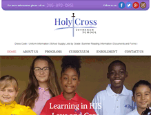 Tablet Screenshot of holycrossnorthmiami.org